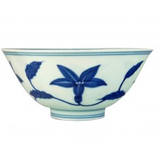1324 A Ming Cheng-Hua B&W lily bowl