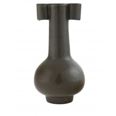 1297 A Long-quan Guan-Ware olive green vase