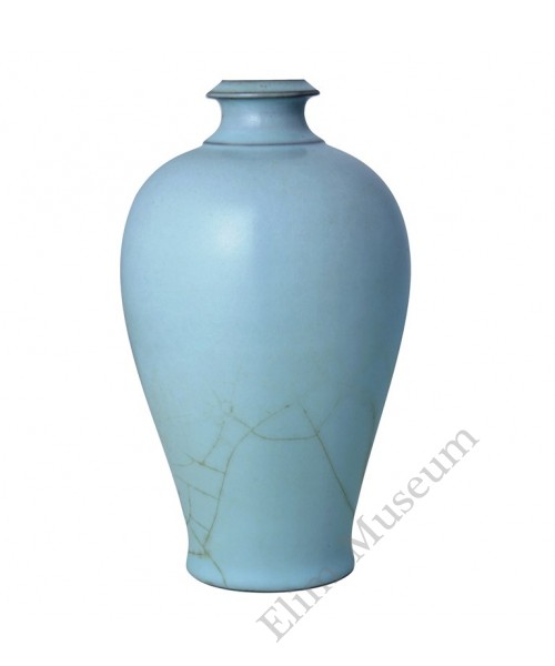 1356 Song Ru-ware blue glaze vase