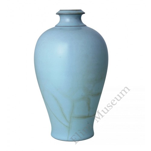 1356 Song Ru-ware blue glaze vase