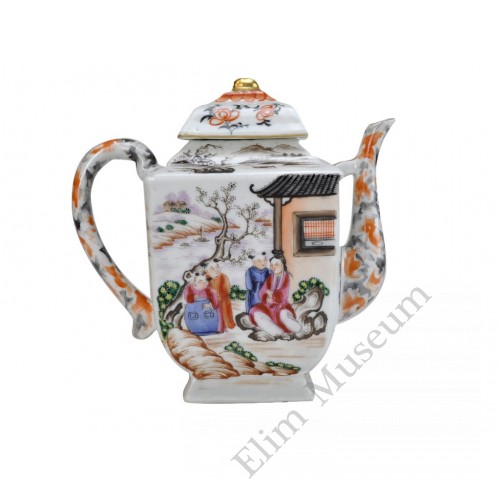 1110 A Fengcai"Manderine Official” teapot 
