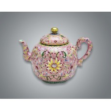 1210 A Jia-Qing rose famille verte teapot 