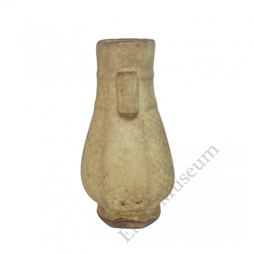 1259  Song Dynasty Ge-Ware octagonal handled vase