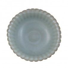 1278 Song Dynasty Guan-Ware grey-blue petal bowl