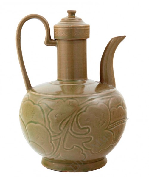 1302  A Pre-Song era Yue-Ware green glaze ewer
