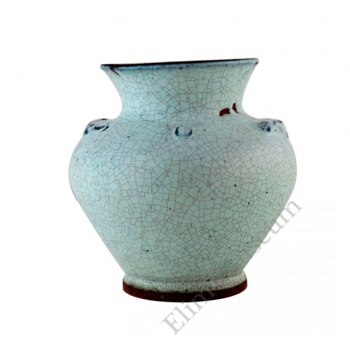 1095 A Song dynasty Jun-Ware milky glaze pot 